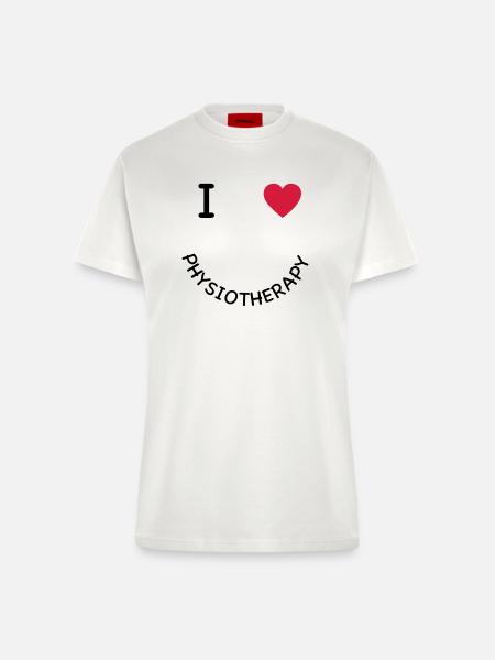 Physiotherapie - Fitted T-Shirt - made by SPREAD - OFF WHITE