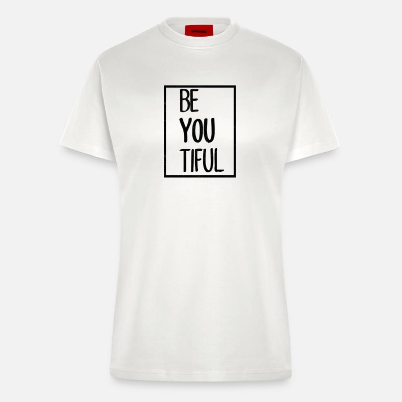 Statement - Fitted T-Shirt - made by SPREAD - OFF WHITE