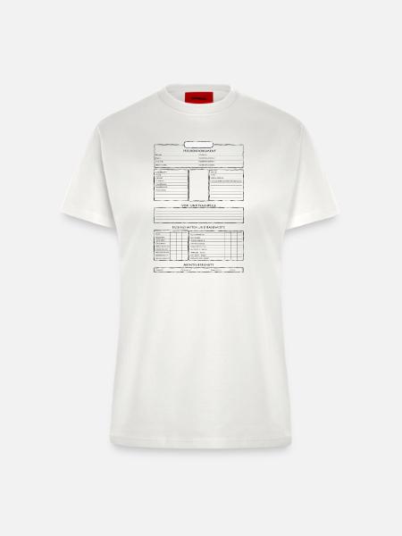 Heldendokuemt - Fitted T-Shirt - made by SPREAD - OFF WHITE
