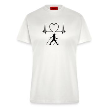 Nordic walking - Fitted T-Shirt - made by SPREAD - OFF WHITE - Vorne