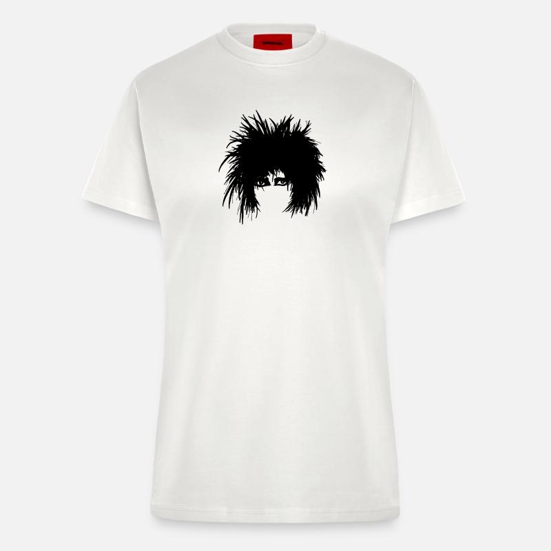 Dark Wave Electro Pop Punk 80s - Fitted T-Shirt - made by SPREAD - OFF WHITE