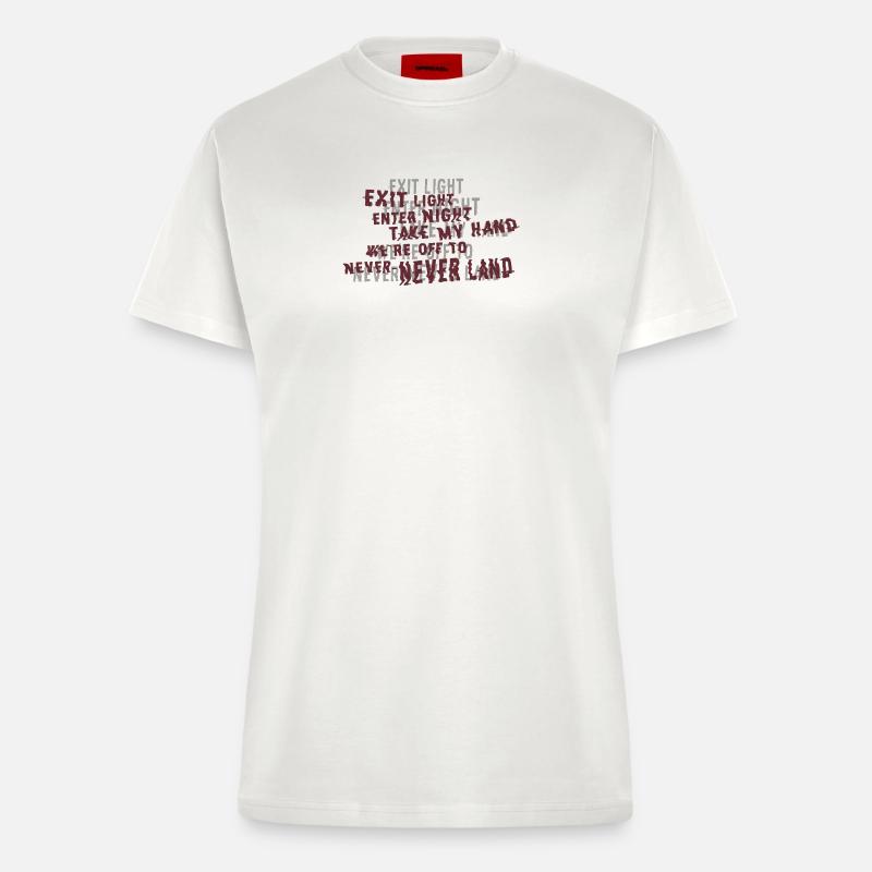 Sandman - Liedtexte - Fitted T-Shirt - made by SPREAD - OFF WHITE