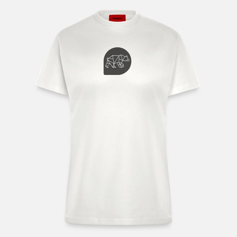 Bear, Bär - Fitted T-Shirt - made by SPREAD - OFF WHITE