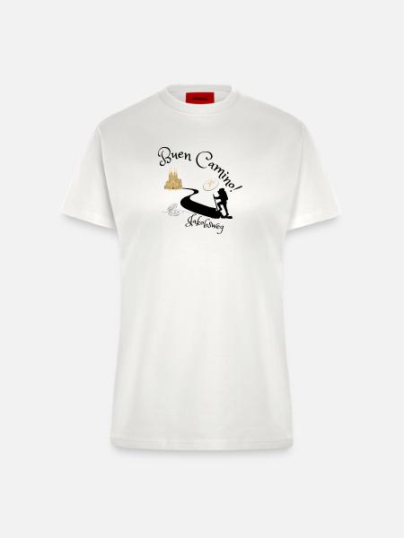 Jakobsweg- Buen Camino - Fitted T-Shirt - made by SPREAD - OFF WHITE