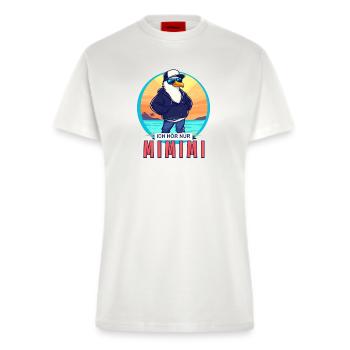 ICH HÖR NUR MIMIMI!!! - Fitted T-Shirt - made by SPREAD - OFF WHITE - Vorne