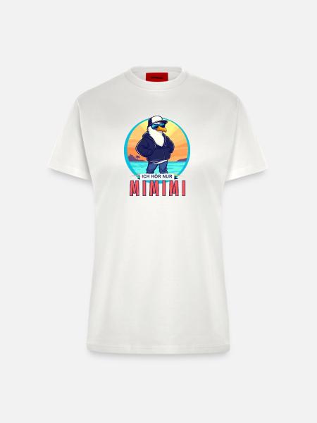 ICH HÖR NUR MIMIMI!!! - Fitted T-Shirt - made by SPREAD - OFF WHITE