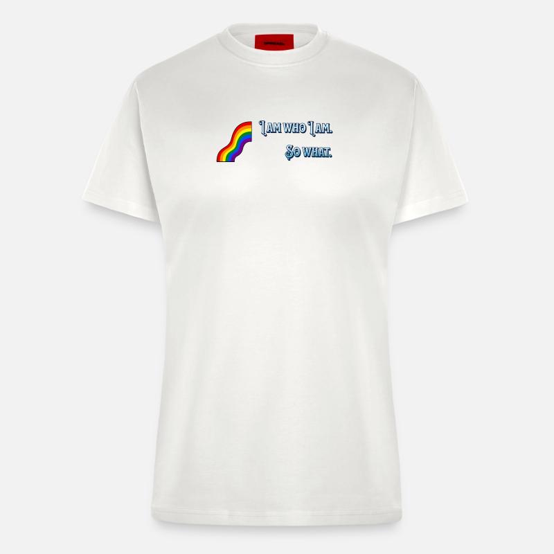 Ich bin - Fitted T-Shirt - made by SPREAD - OFF WHITE
