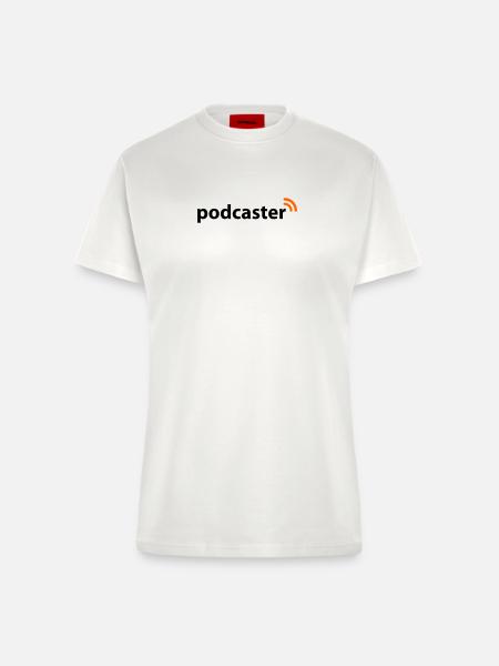Podcaster - Fitted T-Shirt - made by SPREAD - OFF WHITE