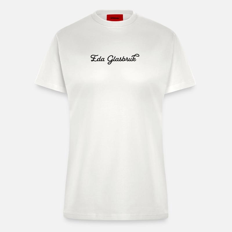 Eda Glashütte schwarz - Fitted T-Shirt - made by SPREAD - OFF WHITE