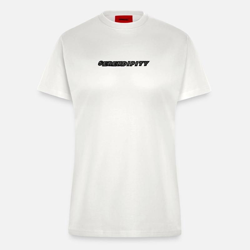 Abstrakte Farbexplosion auf Basic T-Shirt - Fitted T-Shirt - made by SPREAD - OFF WHITE
