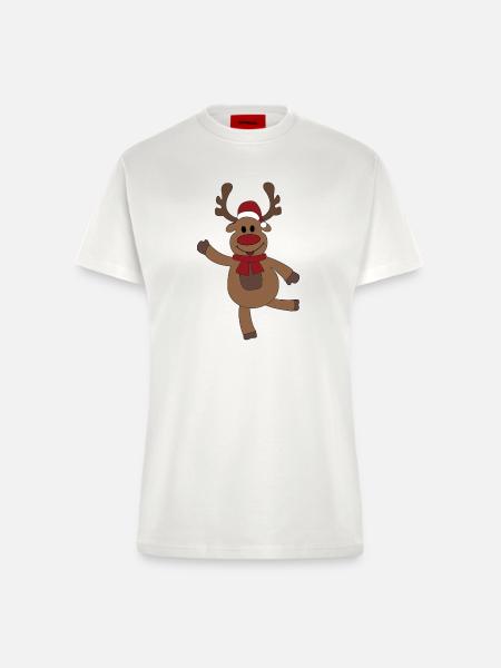 Weihnachten - Fitted T-Shirt - made by SPREAD - OFF WHITE