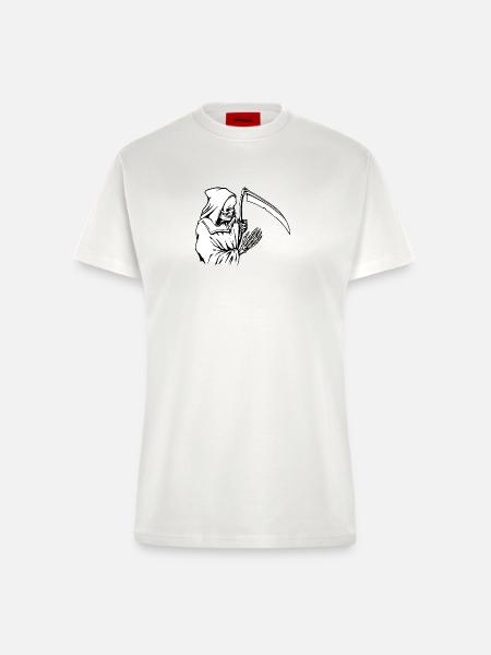 Sensenmann - Fitted T-Shirt - made by SPREAD - OFF WHITE