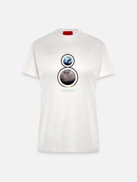 Apollo 8 - Fitted T-Shirt - made by SPREAD - OFF WHITE