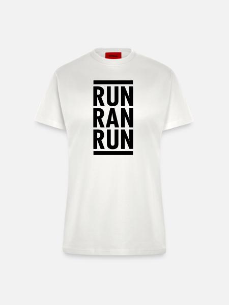 Run Ran Run - Fitted T-Shirt - made by SPREAD - OFF WHITE