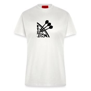 Dart Sport Design - Fitted T-Shirt - made by SPREAD - OFF WHITE - Front