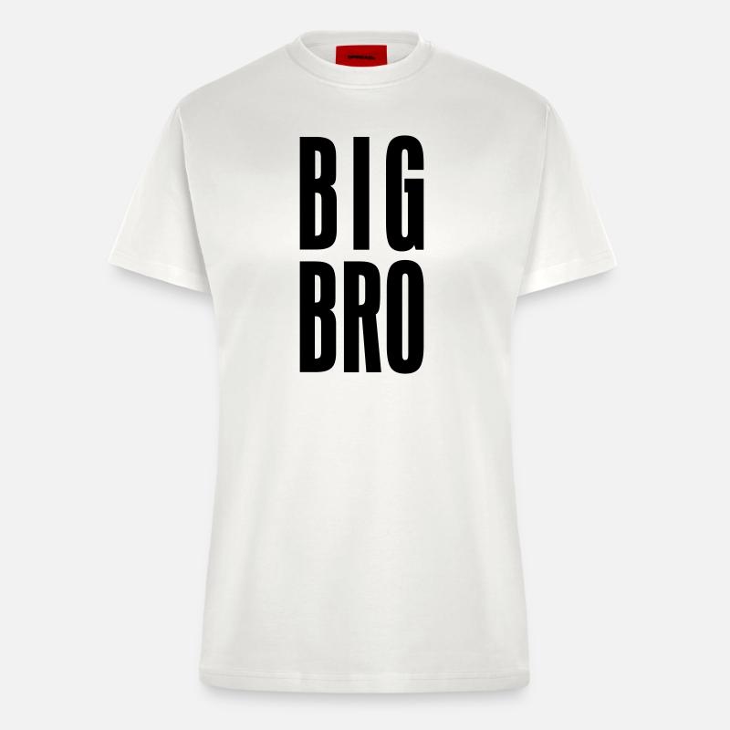 BIG BRO - Fitted T-Shirt - made by SPREAD - OFF WHITE
