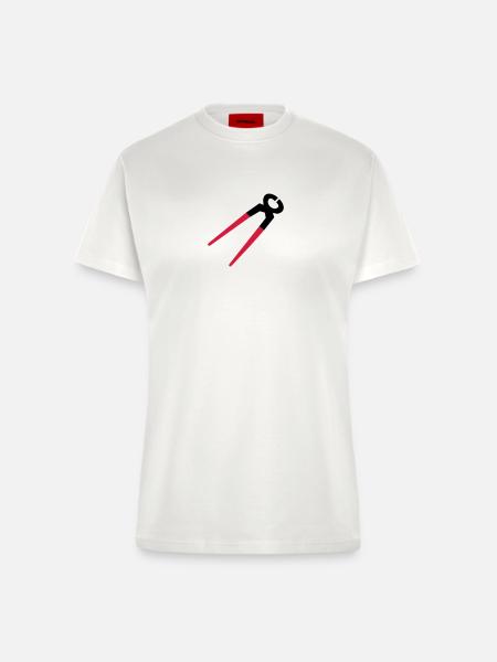 Zange - Fitted T-Shirt - made by SPREAD - OFF WHITE