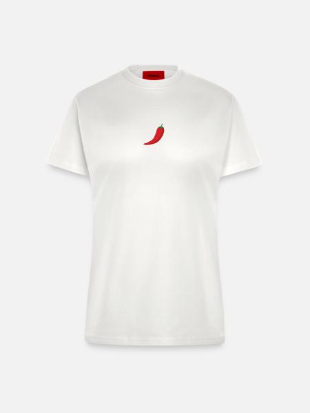 Peperoni - Fitted T-Shirt - made by SPREAD - OFF WHITE
