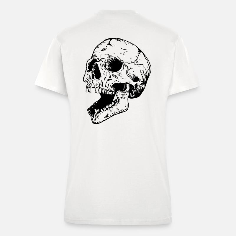 Totenkopf - Fitted T-Shirt - made by SPREAD - OFF WHITE