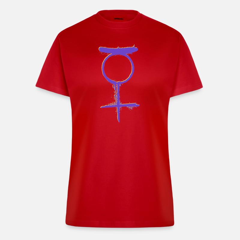 NON BINARY Status - Fitted T-Shirt - made by SPREAD - red