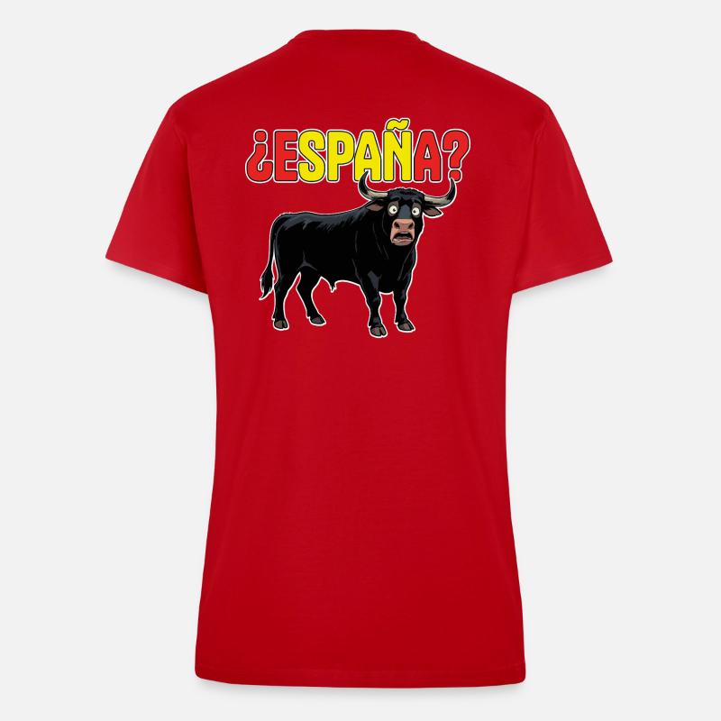 Toro Spain? - Fitted T-Shirt - made by SPREAD - red