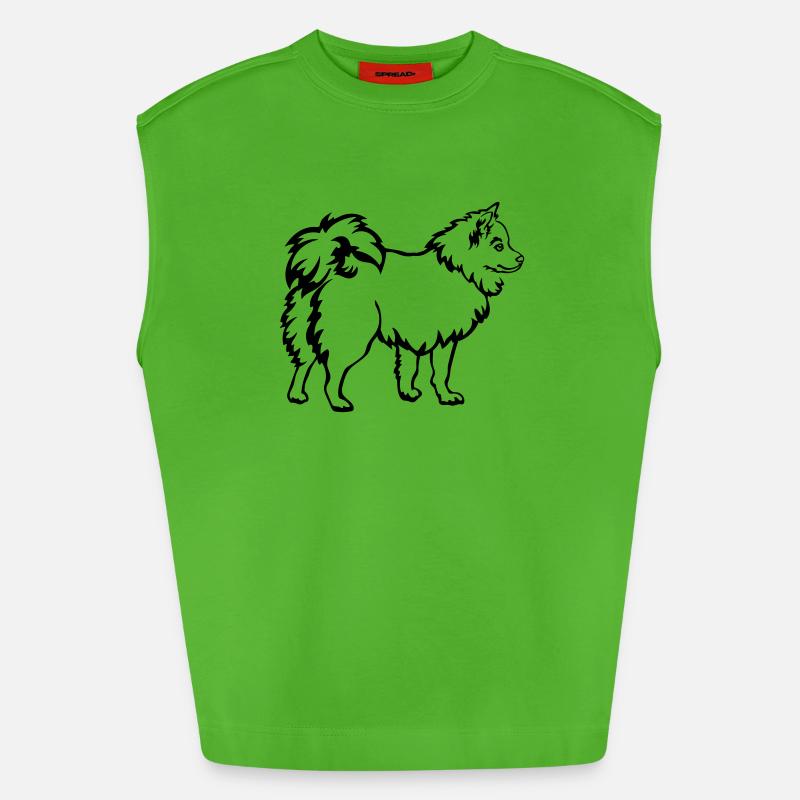 Sharp - Heavyweight Oversized Organic Tank Top Made in EU - Apple Neon