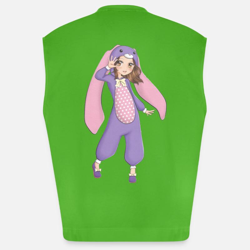 Manga - Heavyweight Oversized Organic Tank Top Made in EU - Apple Neon