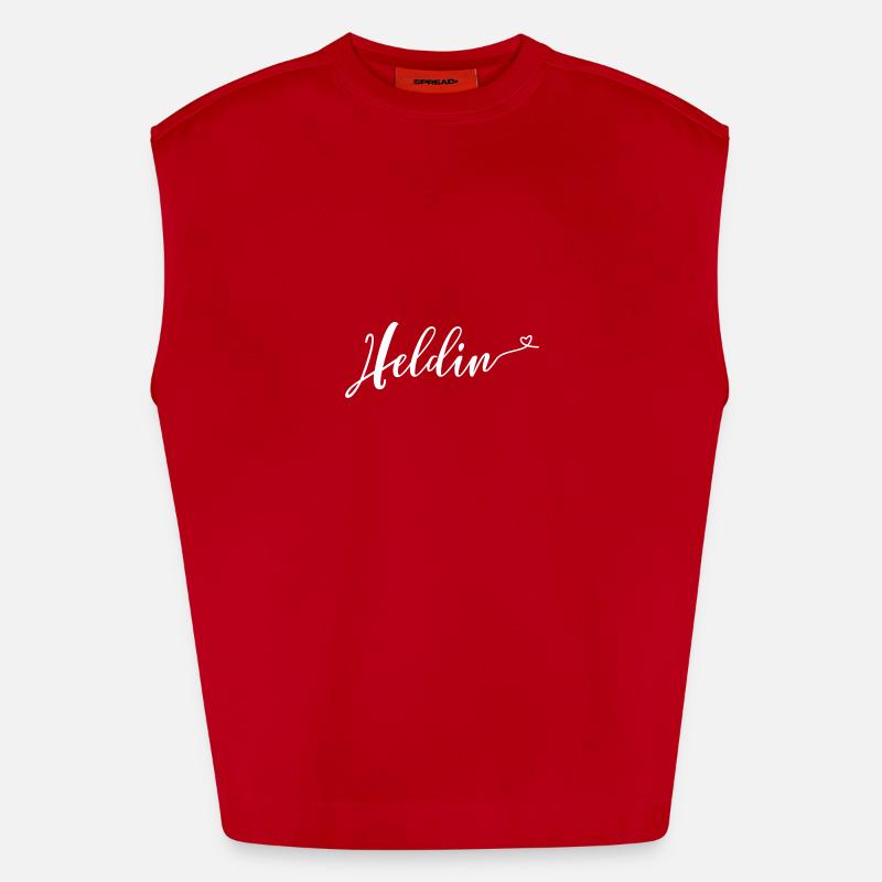 heldin Heavyweight Oversized Organic Tank Top Made in EU