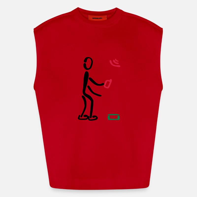 Geocacher Geocaching 3F Débardeur bio épais oversize fabriqué en UE