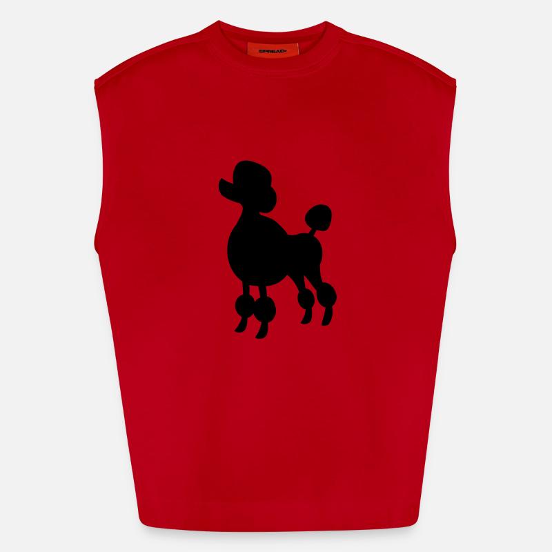 poodle Débardeur bio épais oversize fabriqué en UE