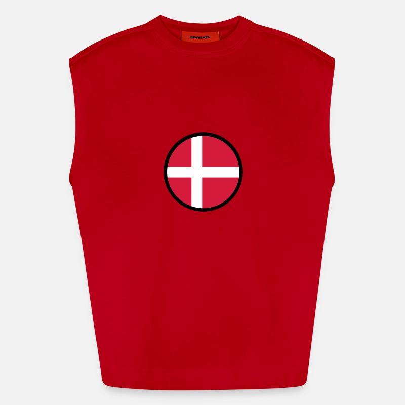 Marqué par le Danemark Débardeur bio épais oversize fabriqué en UE