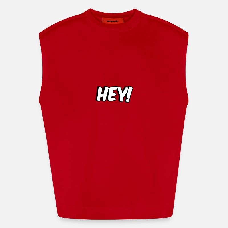 Hey Comic design Heavyweight Oversized Organic Tank Top Made in EU