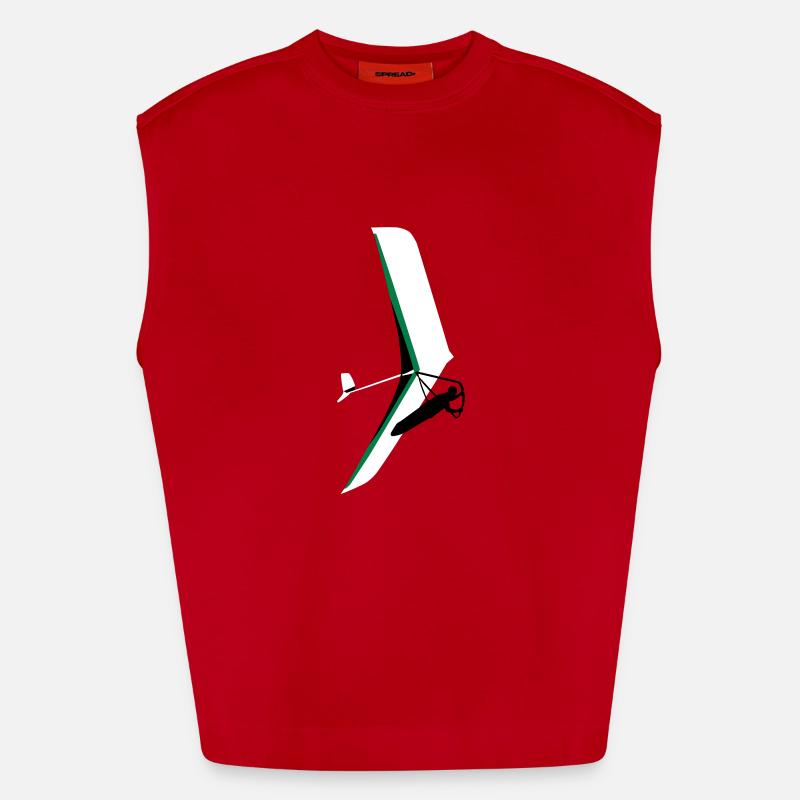 Hängegleiter / Hangglider / Drachen Atos Heavyweight Oversized Organic Tank Top Made in EU