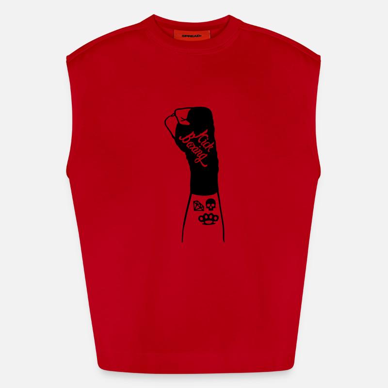 kickboxing Heavyweight Oversized Organic Tank Top Made in EU