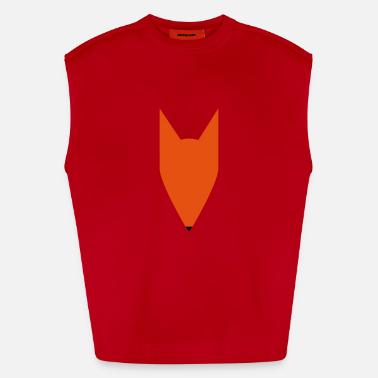 Fox / kasztan Ekologiczny tank top oversize z grubego materiału wyprodukowana w UE