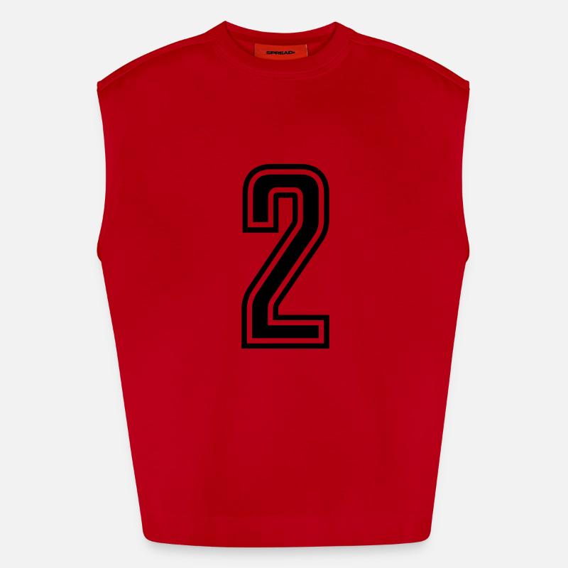 2 Débardeur bio épais oversize fabriqué en UE