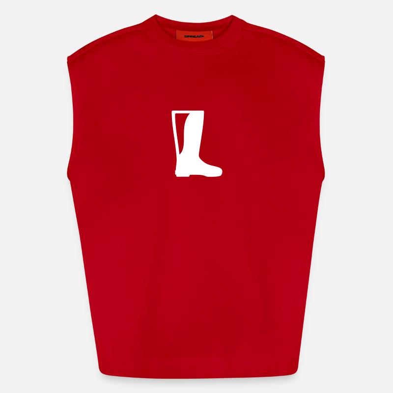 Boot Heavyweight Oversized Organic Tank Top Made in EU