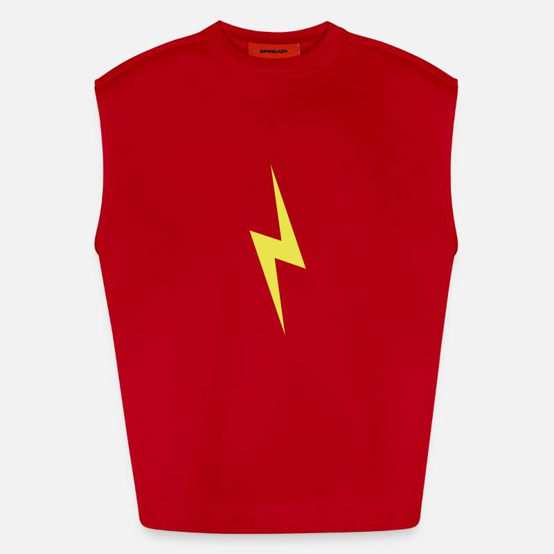 Blitz - Lightning Heavyweight Oversized Organic Tank Top Made in EU