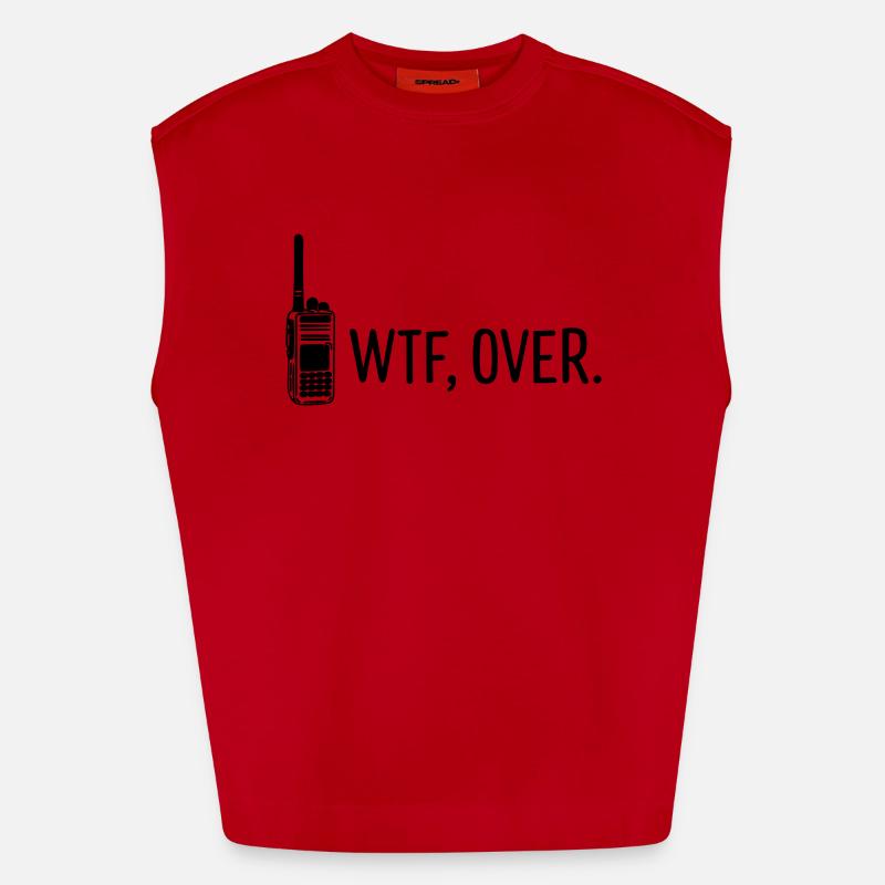 Che cosa succede? Canotta ecologica oversize Heavyweight Made in UE