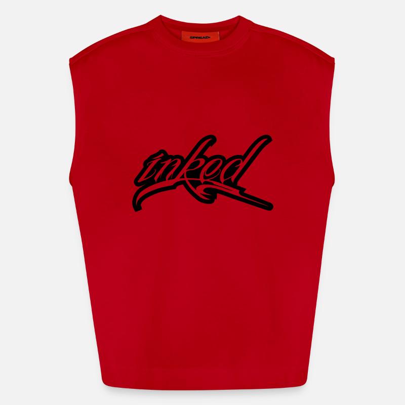 inked Heavyweight Oversized Organic Tank Top Made in EU