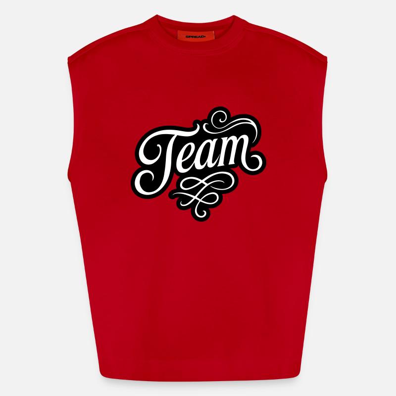 Équipe Débardeur bio épais oversize fabriqué en UE