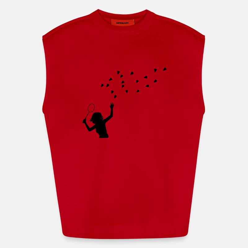 badminton Débardeur bio épais oversize fabriqué en UE