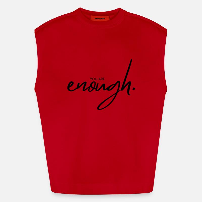 enough Heavyweight Oversized Organic Tank Top Made in EU