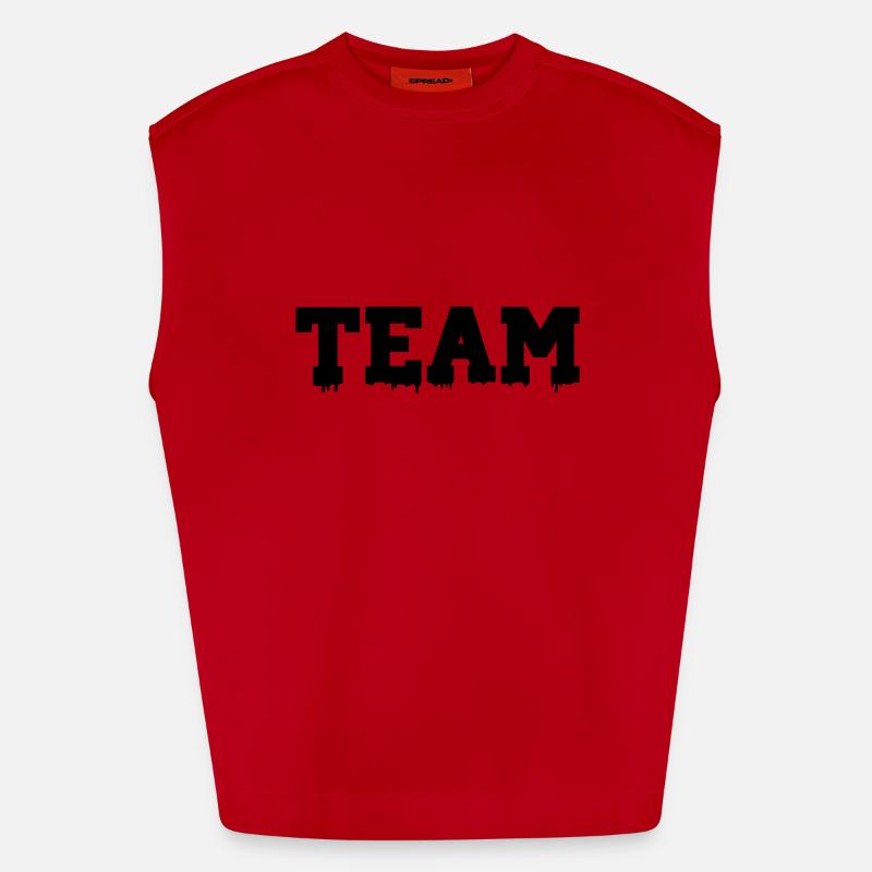 équipe Débardeur bio épais oversize fabriqué en UE