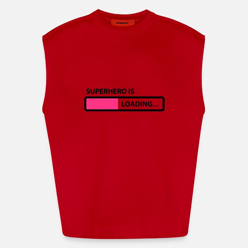 superhero is loading Débardeur bio épais oversize fabriqué en UE