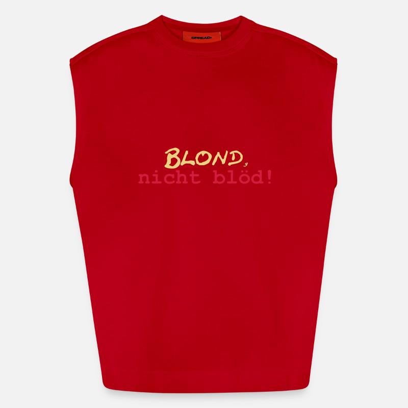 Blond nicht blöd Heavyweight Oversized Organic Tank Top Made in EU