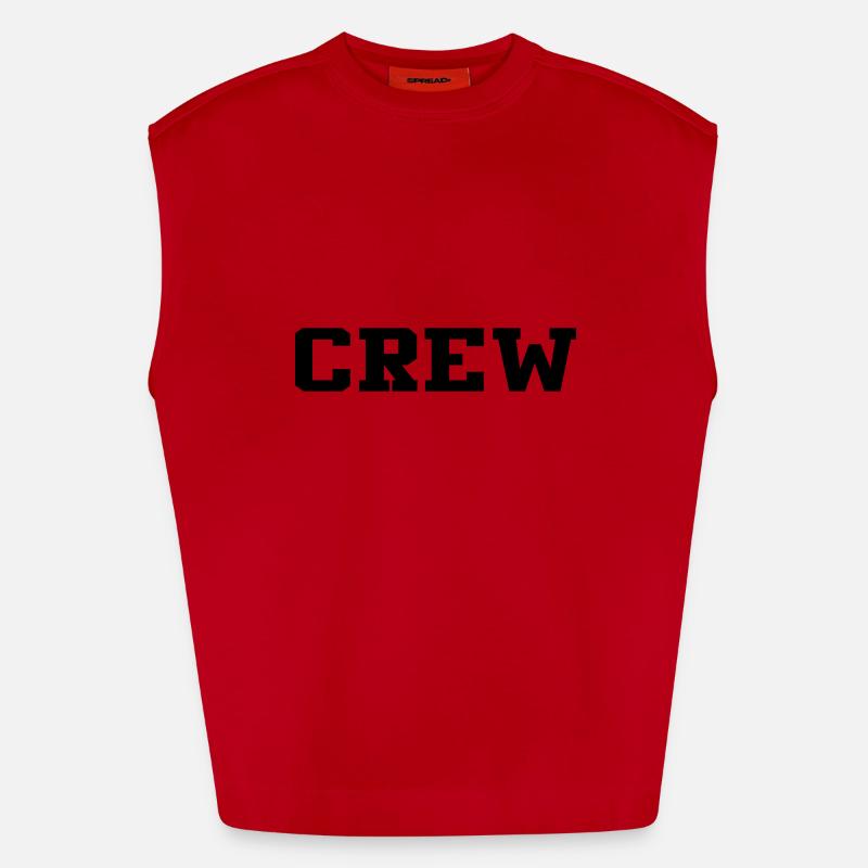 crew Heavyweight Oversized Organic Tank Top Made in EU
