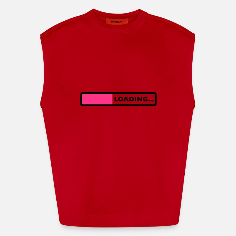 loading Heavyweight Oversized Organic Tank Top Made in EU