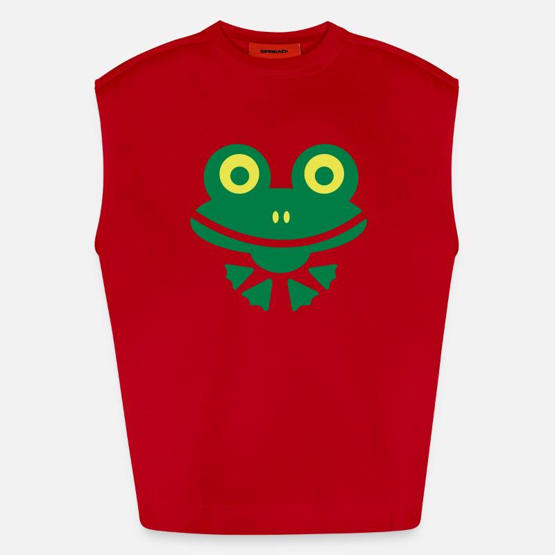 Grenouille 2 Débardeur bio épais oversize fabriqué en UE