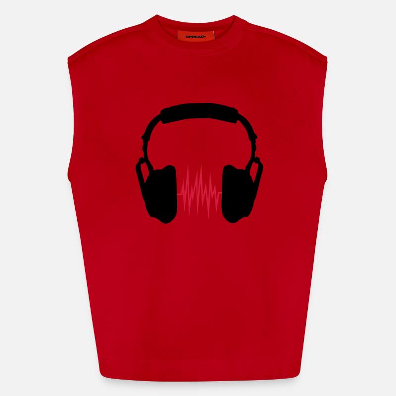 Kopfhörer Heavyweight Oversized Organic Tank Top Made in EU